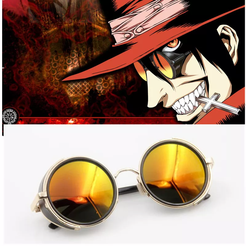 anime hellsing alucard cosplay prop vampiro hunter oculos laranja oculos Luminária Luz da noite do diodo emissor de luz da noite para o presente de aniversário jjujutsu kaisen nightlight ryomen sukuna lâmpada