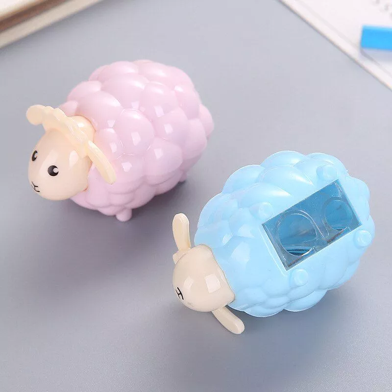 apontador de lapis 1 pcs lytwtws creative cute kawaii sheep mechanical pencil New Eco-Friendly Wheat Straw WS Pet Bowl for Dogs and Cats Candy Color Pet Puppy Food & Water Bowls Anti-Skip Pet Feeding Supply