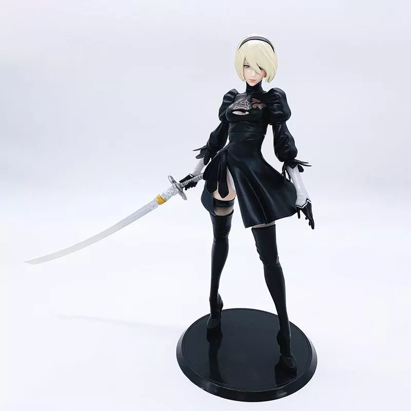 ation figure nier automatos 2b yorha no. 2 tipo b pvc figura de acao anime figura Anunciado desenvolvimento de anime de NieR: Automata.