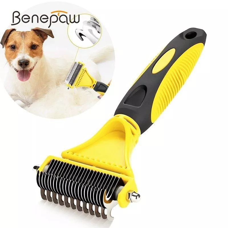 benepaw cao seguro desmatting pente escova de cabelo do animal de estimacao Luva Escova De silicone Para Animais de Estimação Do Cão Macio Pet Grooming Luva Para Pentear Lã Suave Banho Do Cão Gato Materiais de Limpeza Remover O Cabelo Pentes