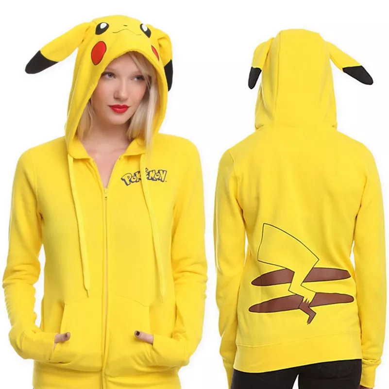 blusa de frio pokemon pikachu bonito japao hoodies camisolas mulheres Ute capa de chuva dos desenhos animados pato crianças capa de chuva ufo crianças chapéu guarda-chuva mágico mãos livres topos meninos e meninas poncho à prova vento do bebê