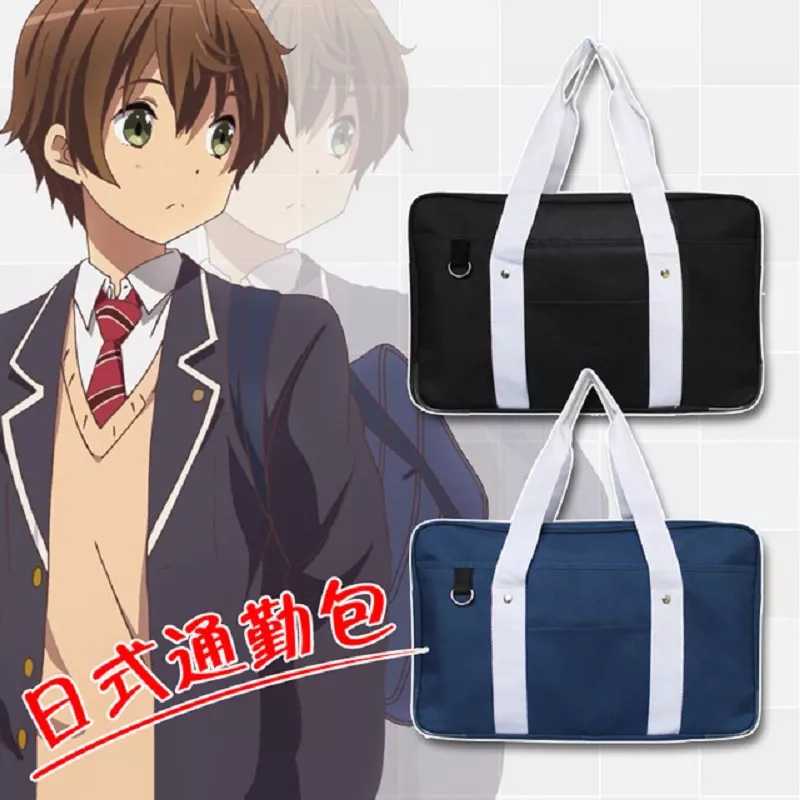 Bolsa ombro Japonês jk faculdade estudante sacos saco de escola commuter pasta amor ao vivo anime cospaly traje acessórios saco de mensagem