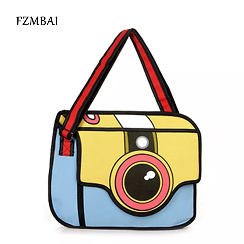 bolsa ombro tracos desenho moda personalidade 3d estereo saco da camera Caderno espiral retrô, diário vintage para caderno, pirata, âncora, couro pu, nota, substituível, presente para viajante