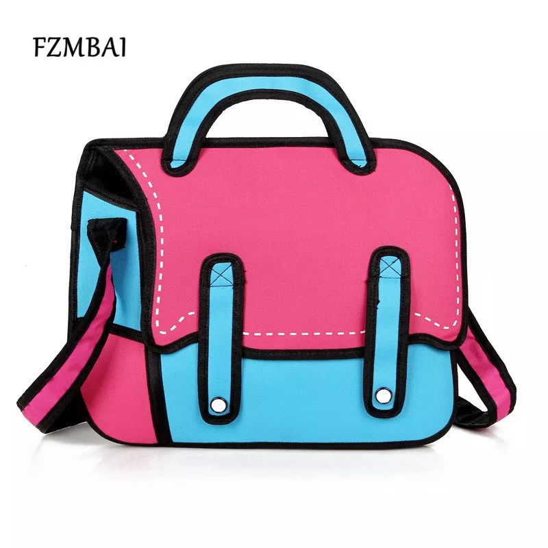 bolsa tracos desenhos 3d 2d estudante nylon ombro saco saco da forma bolsa Colar crânio fones de ouvido estudante pingente colar personalidade casal retro punk masculino titânio aço hip hop colar