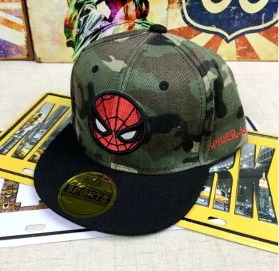 Boné Homem-Aranha Vingadores Avengers Spiderman Marvel Aba Reta Militar