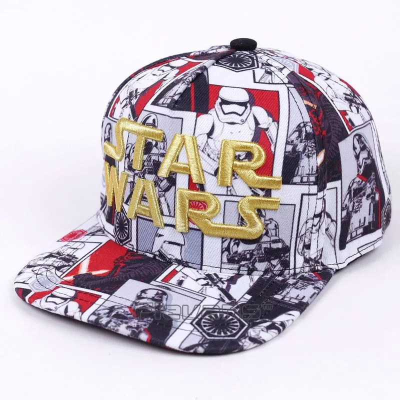 Boné Star Wars Graffiti moda bonés de beisebol bordado masculino/feminino hip hop snapback chapéu casual ajustável b-boy boné