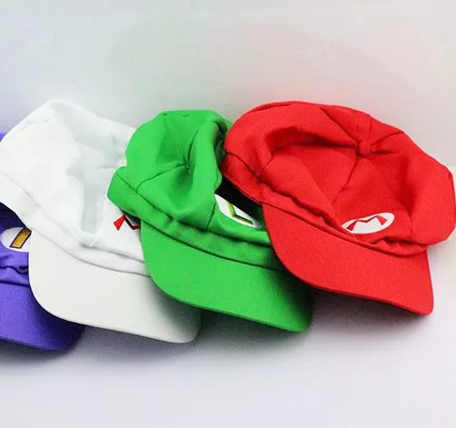 Boné Super Mario e Luigi Diversas Cores