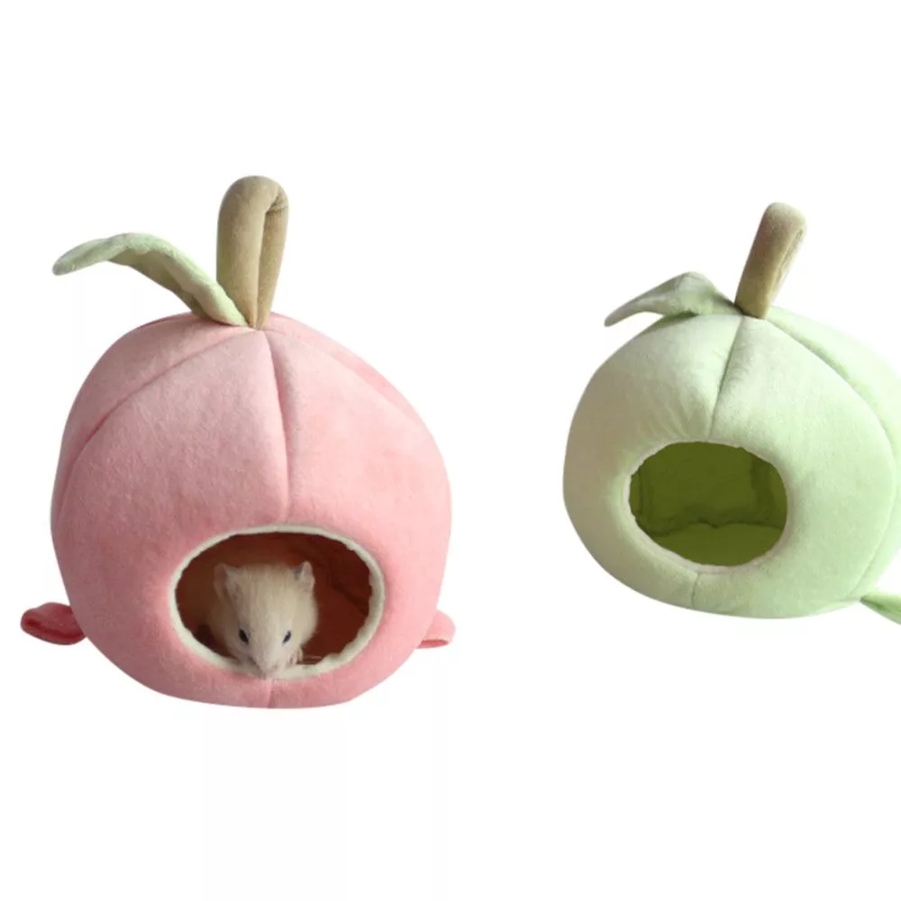 Bonito de pelúcia inverno quente hamster hedgehog rato esquilo ninho cama casa acessórios hamster casa de hamster pequeno animal estimação casa 2020 novo