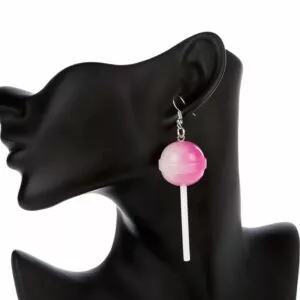 brinco 1 par moda brincos forma lollipop resina brinco para presente de aniversario Braçadeira Fate FGO Saber Alter Arturia Pendragon Preto Sabre Cosplay 5.2 Pés Quentes Cachecol Macio