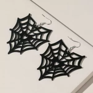 brinco acrilico halloween grande coracao circulo oco aranha web gota brincos para Vaza nova imagem promocional de Homem-Aranha 3.