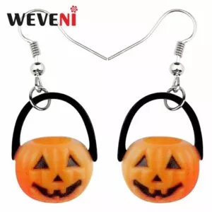 brinco acrilico halloween pumpkin sorriso brincos dangle gota novo longa planta Brinco Final Fantasy nuvem luta cosplay brincos um unidade