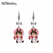 Brinco anime haikyuu!! Personagens cosplay epóxi acrílico dangles artesanal peixe gancho brincos