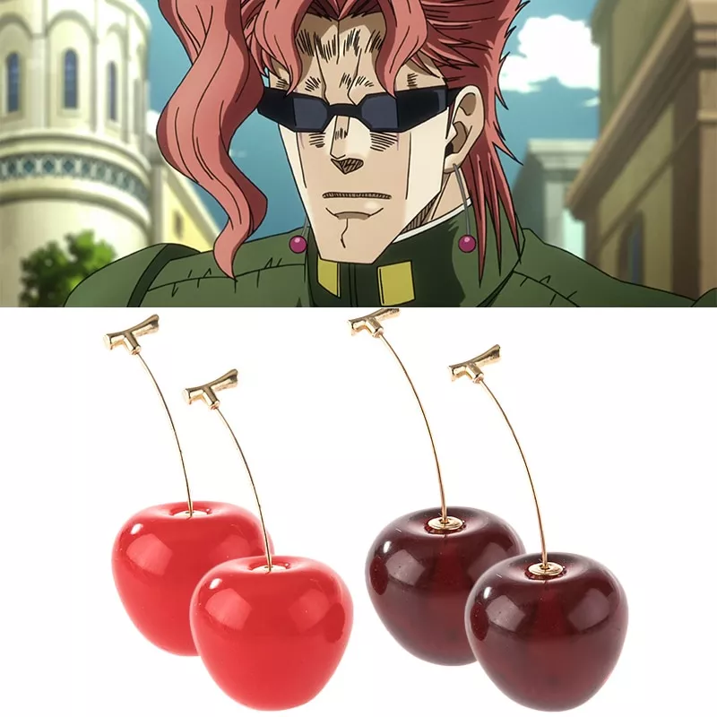 brinco anime jojos bizarre adventure kakyoin noriaki jojo cosplay prop cereja do 5ml pet ferramenta de limpeza dos dentes cães gatos tártaro removedor pedras dentárias raspador plástico caneta limpeza ferramentas