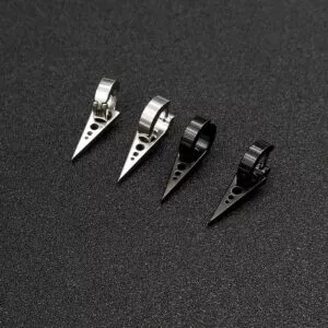 brinco korea kpop meninos ampla preto aco inoxidavel parafuso prisioneiro brincos Brinco Final Fantasy nuvem luta cosplay brincos um unidade