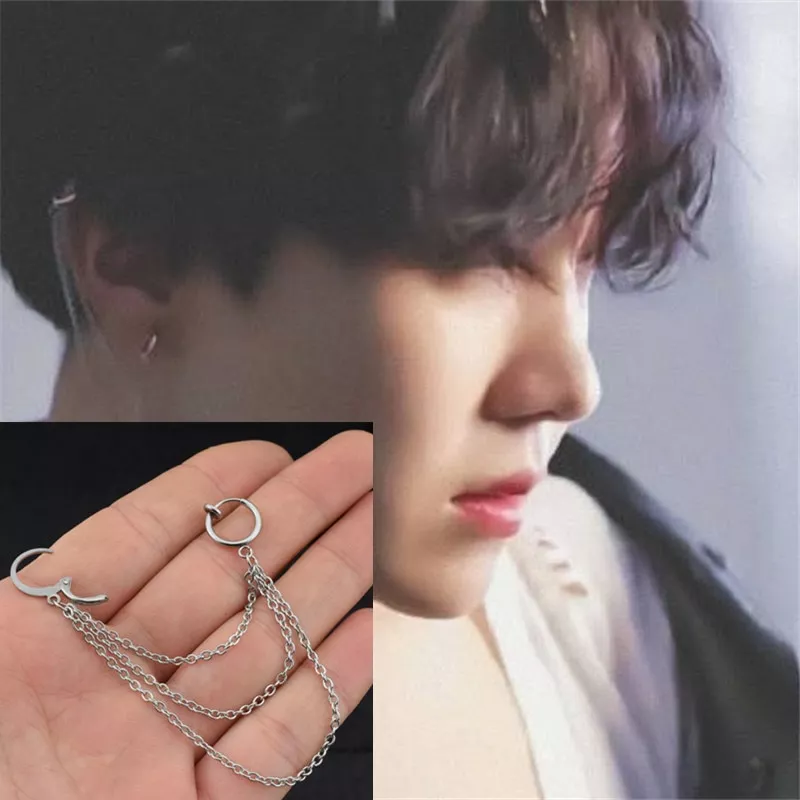 brinco kpop dna coreano v chegada vencedor bangtang meninos jin brincos Brinco Kpop dna coreano freeshipping 1 pçs coréia bangtan meninos álbum v parafuso prisioneiro brincos moda jóias acessórios para homens das mulheres brinco