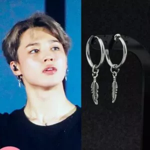 brinco kpop estilo coreano brincos para homens e mulheres de aco titanio pingente Pulseira Kpop bangtan meninos jung kook jungkook pulseira de jóias cadeia frisada pulseira de contas redondas pulseira atacado novo atacado