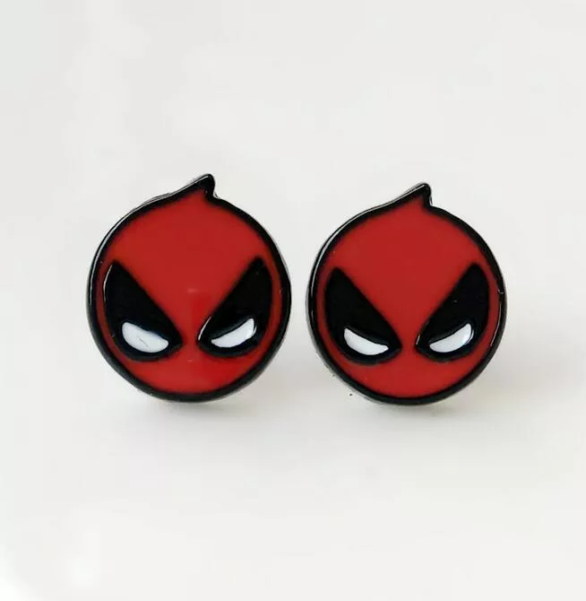 brinco marvel comics deadpool 1964 Colar Como Treinar Seu Dragão gargantilha como treinar seu dragão esmalte pingente preto arma corrente punk jóias comic crianças ketting colar feminino