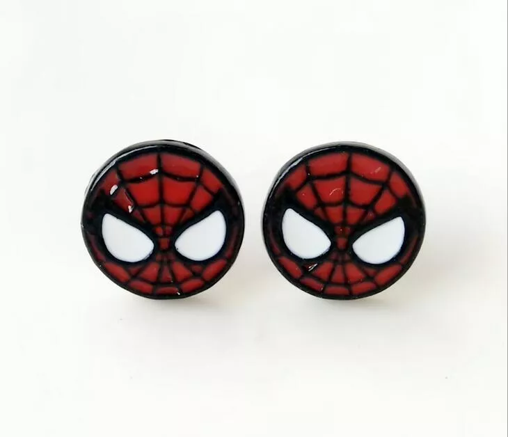 brinco marvel homem aranha spider man 1092 Brinco Guardiões da galáxia brincos infinidade guerra brincos para presente de jóias femininas