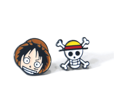 brinco one piece monkey d. luffy Brinco Ear Cuff Dragão