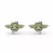 Brinco Star Wars Bebê yoda brincos do parafuso prisioneiro filme mandalorian brincos para mulheres cristais fandom presente cosplay traje bonito dos desenhos animados jóias