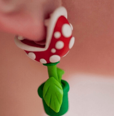 brinco super mario piranha plant Brinco Acrílico Halloween Pumpkin Sorriso Brincos Dangle Gota Novo Longa Planta Presente Jóias Para Mulheres Meninas Presente Feminino Atacado