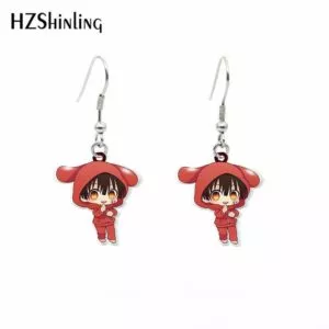 brinco toilet bound hanako kun brinco anime papeis acrilico gancho brinco epoxi Brinco anime demon slayer tanjirou nezuko zenitsu inosuke personagens acrílico epóxi dangles