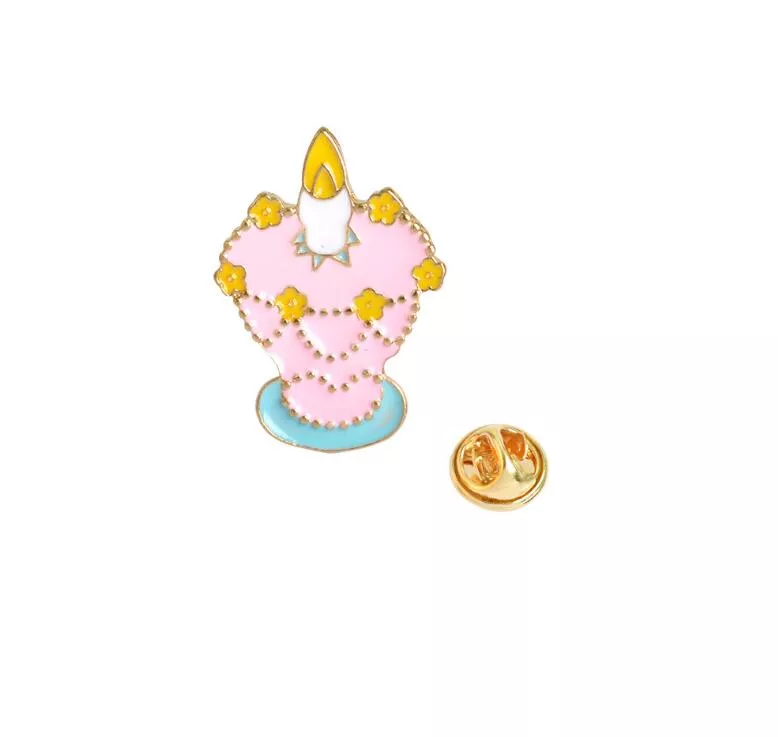 broche alice no pais das maravilhas 13 Colar Card Captor Sakura Anime Rosa Flor