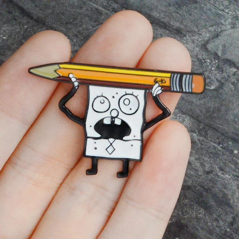 broche bob esponja Colar Anime Kill la Kill Vermelho