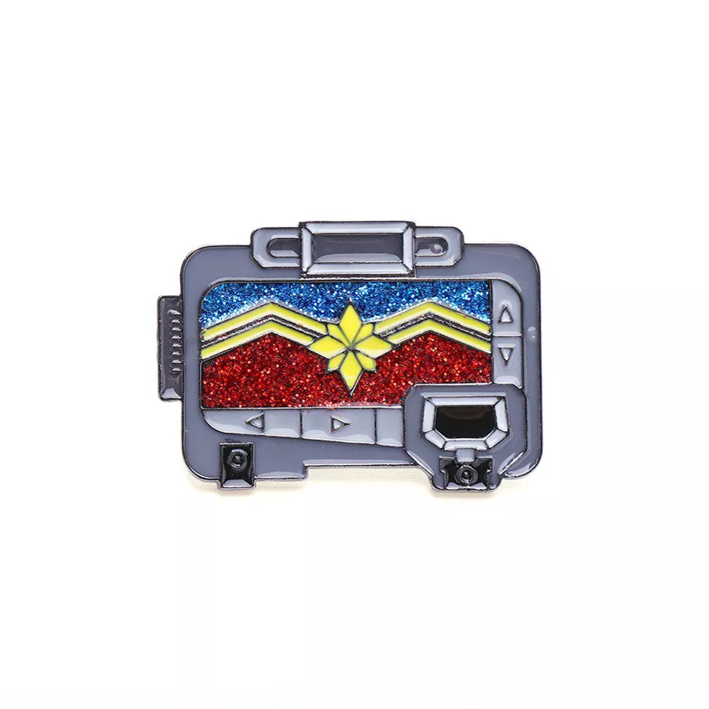 Broche Capitã Marvel/Nick Fury Pager Brooch Women Enamel Pin Vintage Lapel pins Infinity War Jewelry Gift the Avengers 4 Accessories