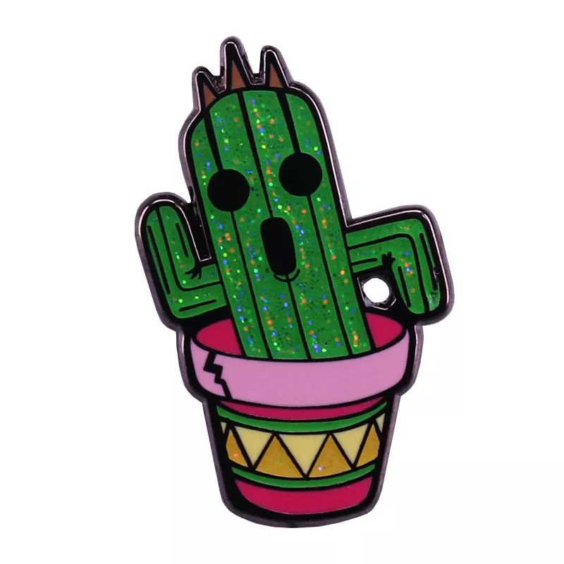 broche-final-fantasy-potted-cactuar-glitter-brooch-game-fans-flair-addition