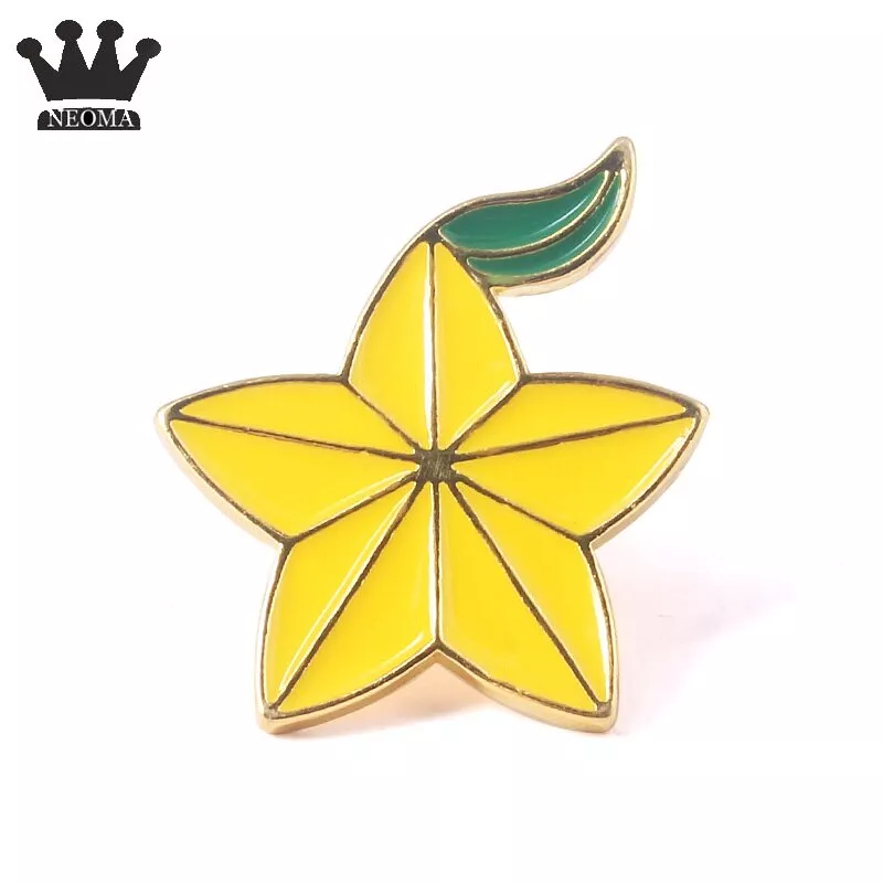 broche kingdom hearts paopu frutas esmalte broche pino estrela amarela sora Gargantilha Jojo's Bizarre Adventure aventura bizarra de jojo cintos para cosplay traje para o dia das bruxas