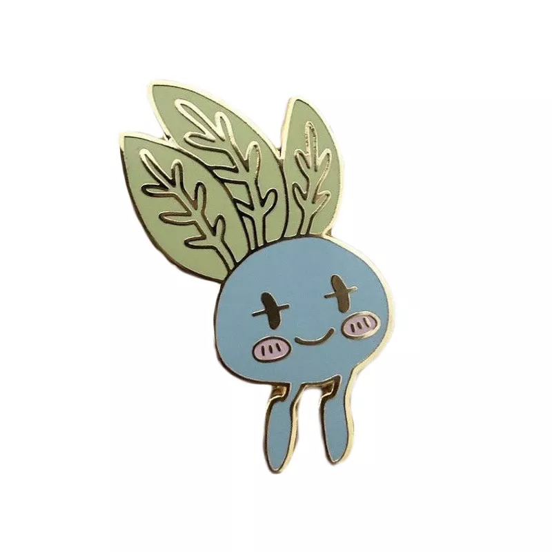 broche pokemon oddish pin Colar borboleta colares para as mulheres verde branco pedra encantos pingentes jóias aniversário festa de casamento acessórios #002536