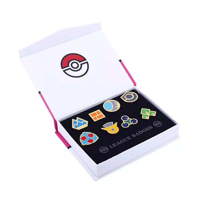 broches anime pokemon 8 pecas 1 Mochila Pasta Bolsa Mustache