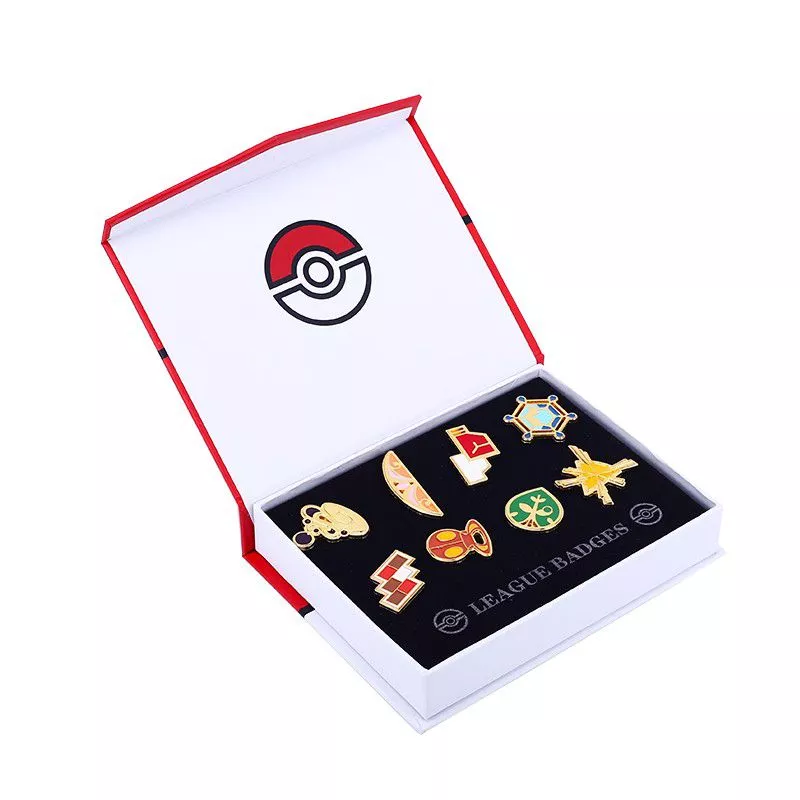 broches anime pokemon 8 pecas 2 Mochila Pasta Bolsa Mustache