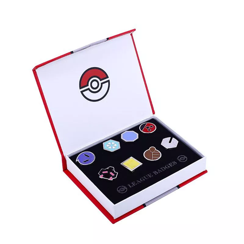 broches anime pokemon 8 pecas Mochila Pasta Bolsa Mustache