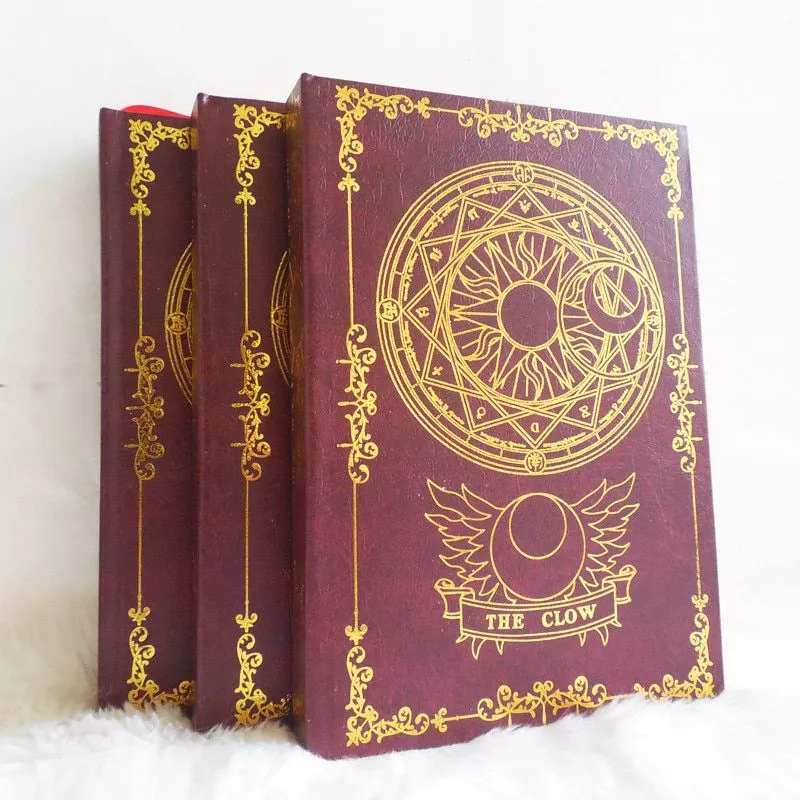 Caderno Card Captor Sakura figura de ação disposição mágica impressa caderno mágico diário livro papelaria diário caderno livro