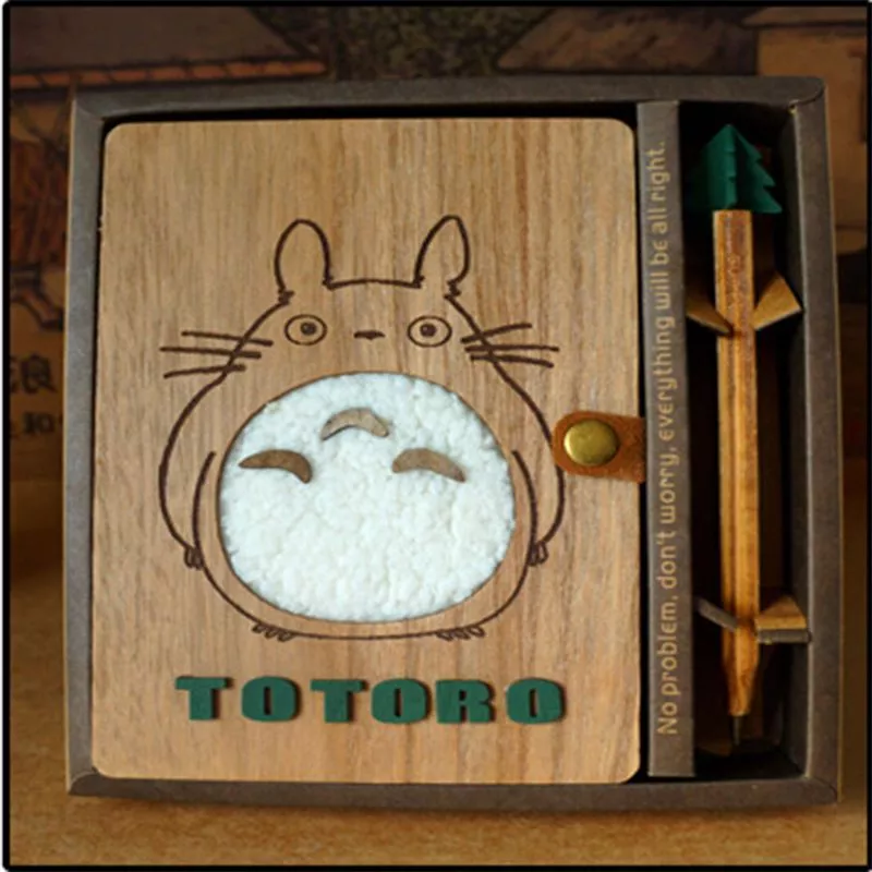 caderno livro diario studio ghibli meu vizinho totoro com caneta 02 Apontador de Lápis Little Pig Candy Color Pencil Sharpener Creative Kawaii Cartoon Animal Pencil Sharpener for Student Stationery Gift