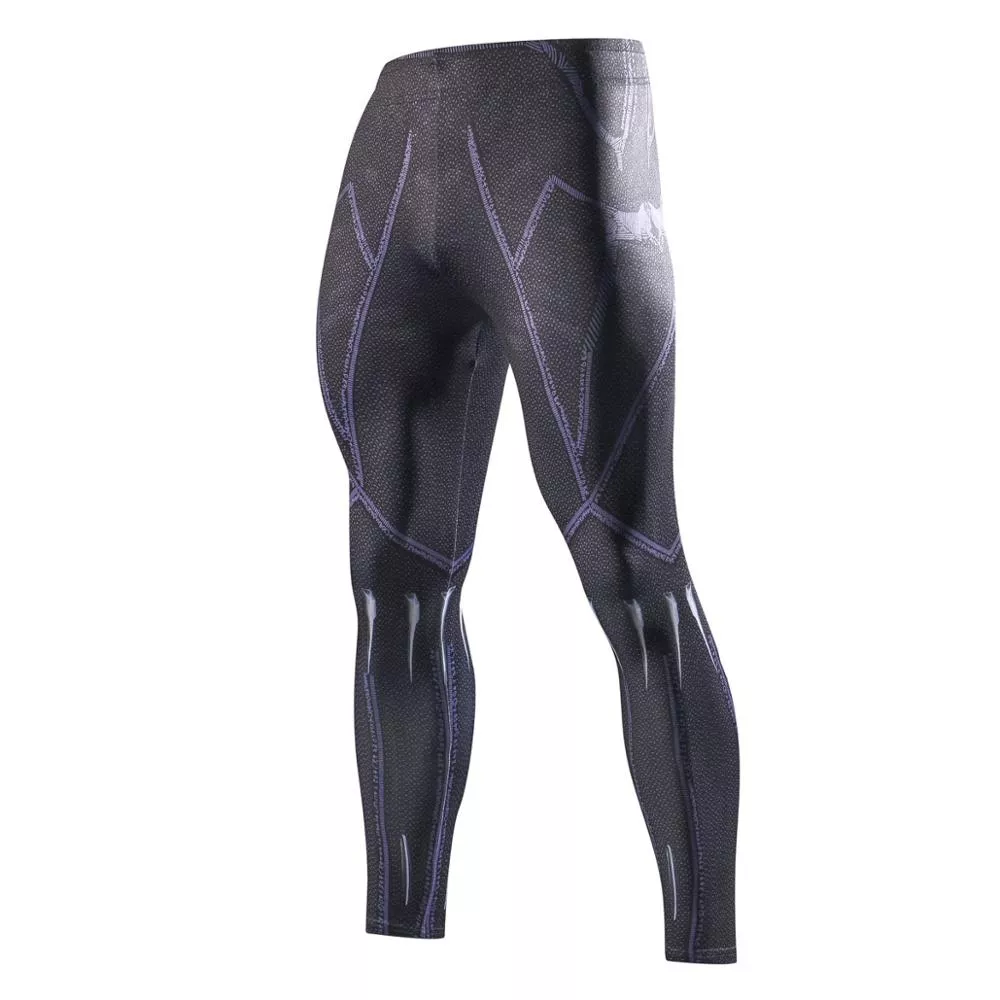 Calça de Compressão Pantera Negra Marvel Avengers Vingadores