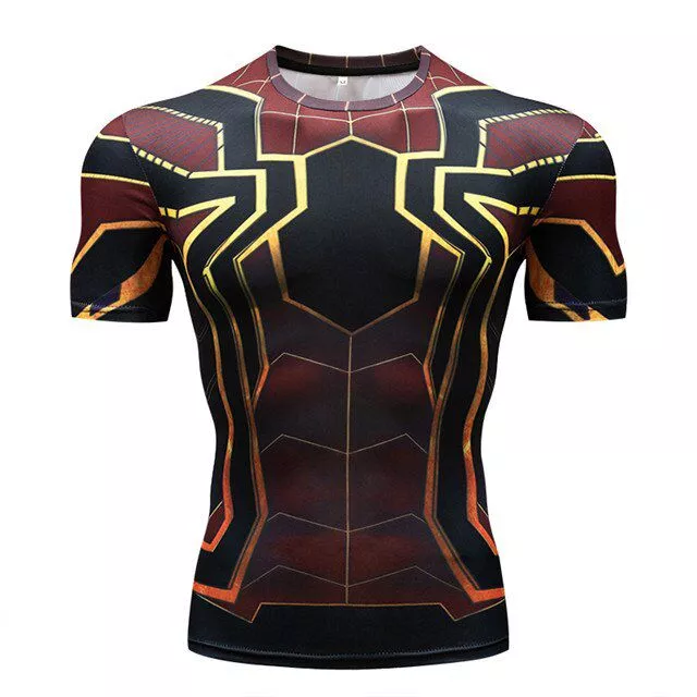 camiseta 2019 dark homem aranha de ferro marvel Camiseta 2019 Marvel Vingadores Guerra Infinita Pantera Negra