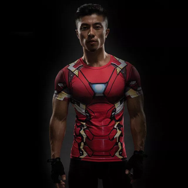 Camiseta 2019 Homem De Ferro Marvel Mark 3 Vingadores