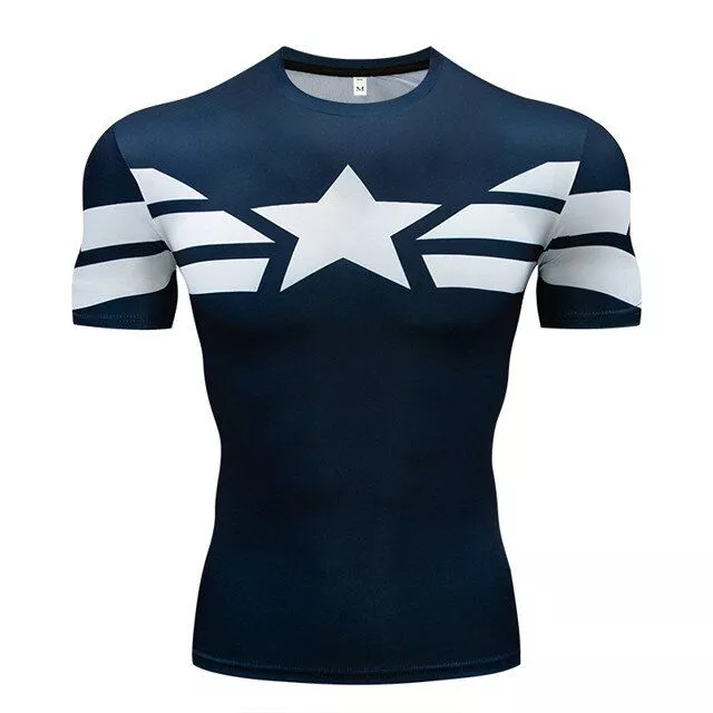 Camiseta 2019 Marvel Capitão America 2 Filme #114