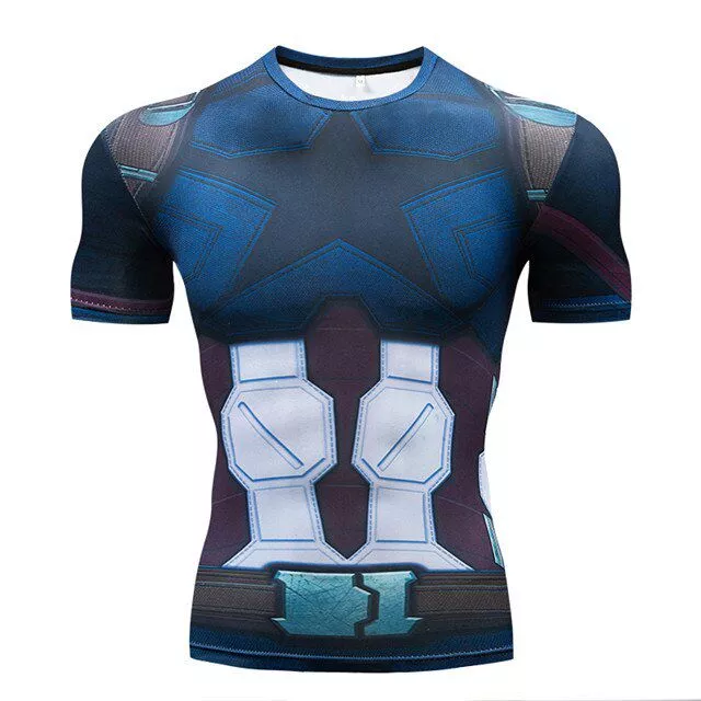 Camiseta 2019 Marvel Capitão America Filme #114