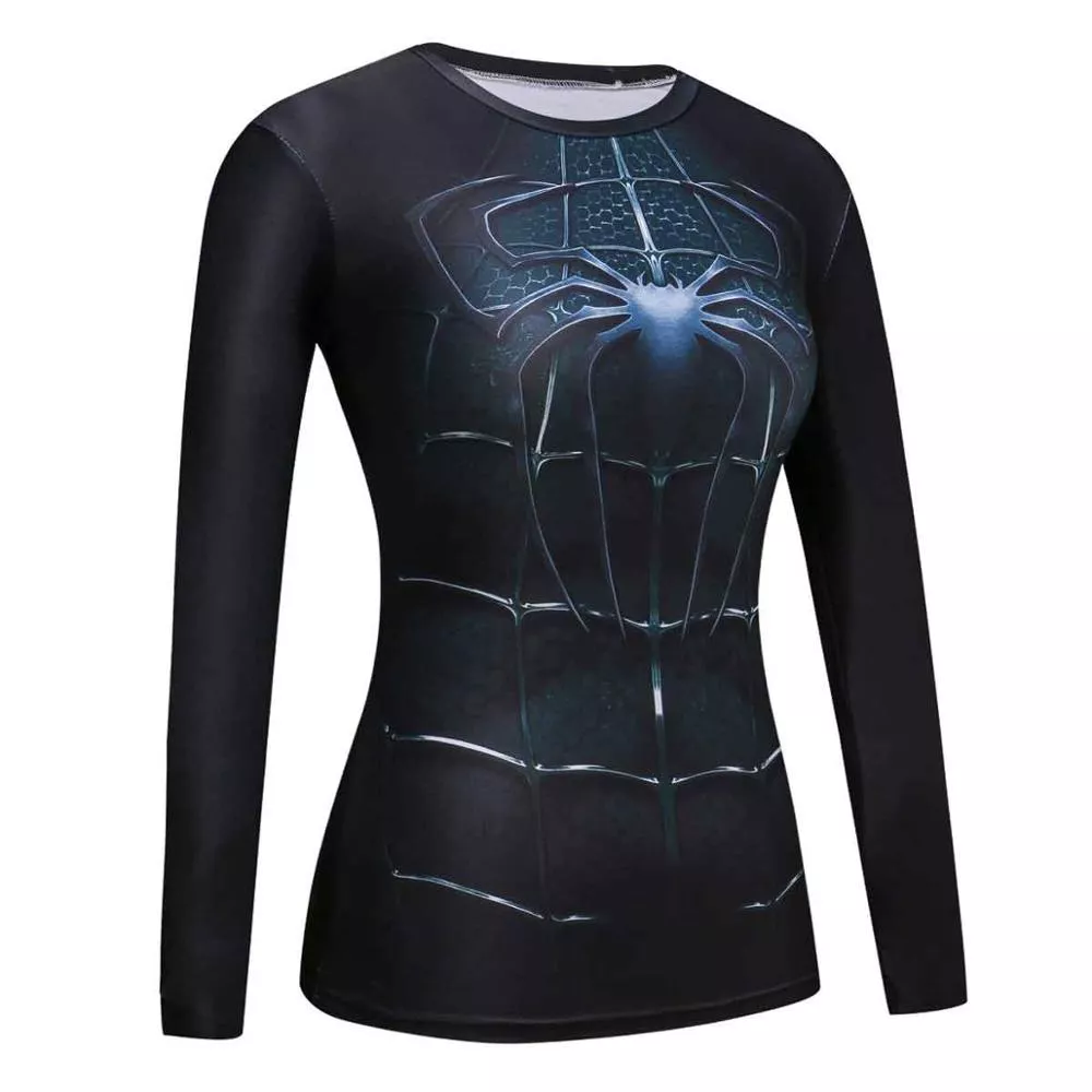 Camiseta 2019 Marvel Comics Vingadores Feminino Spiderman 3