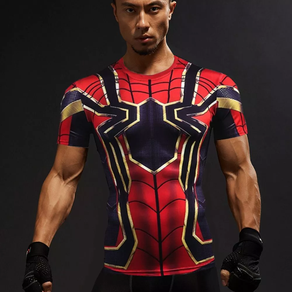 Camiseta 2019 Marvel Homem Aranha De Ferro Vingadores