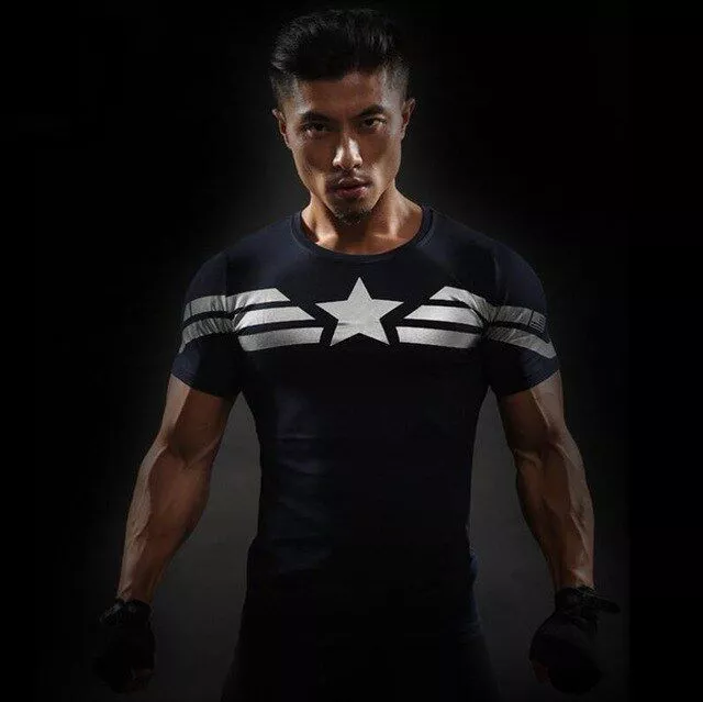 camiseta 2019 marvel primeiro vingadorr capitao america soldado invernal Camiseta 2019 Marvel Vingadores Soldado Invernal #23