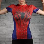 Camiseta Blusa Feminina Cosplay Marvel Homem-Aranha