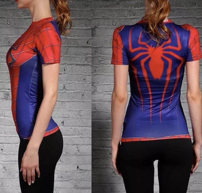 camiseta-blusa-feminina-cosplay-marvel-homem-aranha