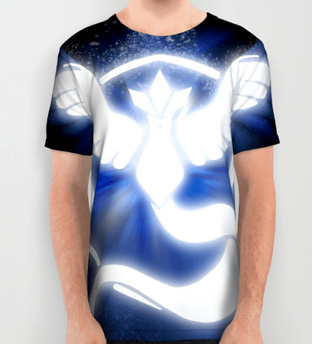 Camiseta Manga Curta Pokemon Go Team Mystic