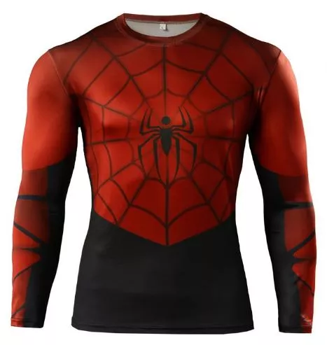 camiseta manga longa marvel homem aranha spider man logo Camiseta Manga Longa Marvel Spider-Man Homem-Aranha Estampa 3D