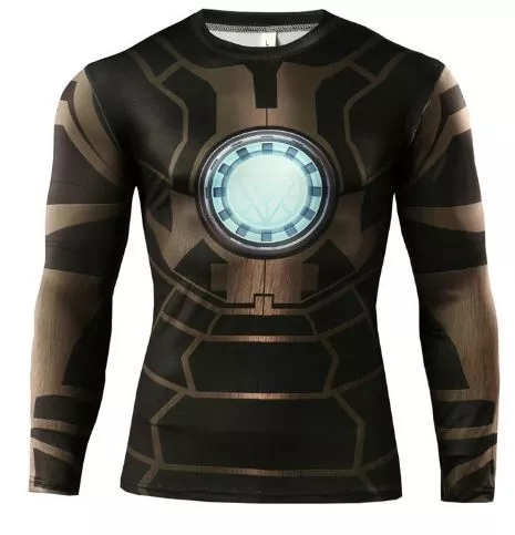 camiseta manga longa marvel homem de ferro iron man reator Vestido Star Trek Into Darkness Manga Longa